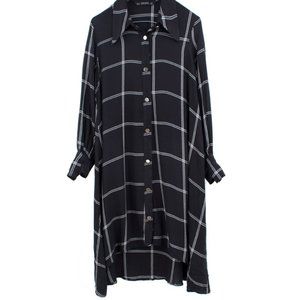 **5/$25** B&W Checked Zara Shirt Dress